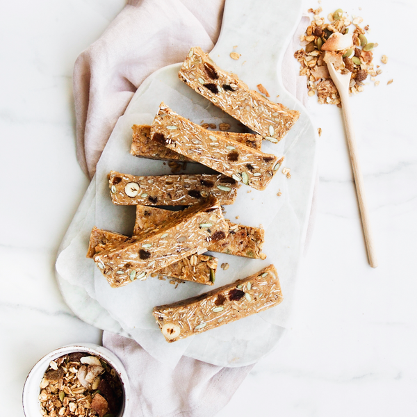 Crunchy Maple Bars - Goodies and Grains