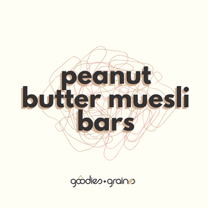 Peanut Butter Muesli Bars