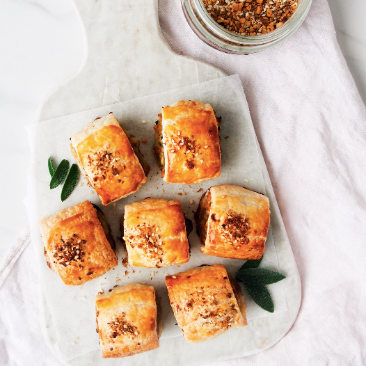 Pork and Dukkah Sausage Rolls