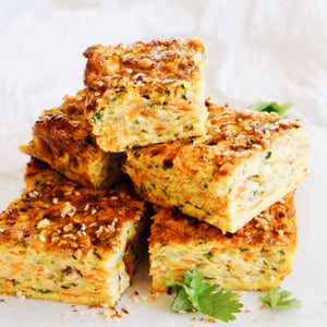 Dukkah Zucchini Slice