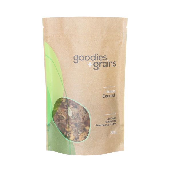 Coconut Granola - Goodies and Grains