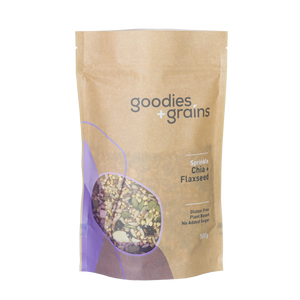Chia and Flaxseed Sprinkle - Goodies and Grains